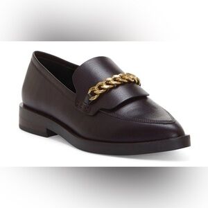 Rebecca Minkoff Pacey Chain Loafers | Pointed Toe Leather | Size 7